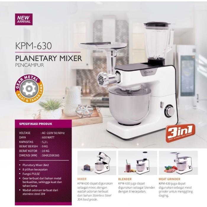 Kirin Planetary mixer KPM 630 mixer roti kirin