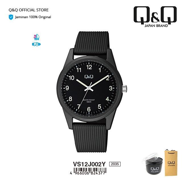 Q&Q QnQ QQ Original Jam Tangan Wanita Fashion Analog Karet - VS12 VS12J Water Resist