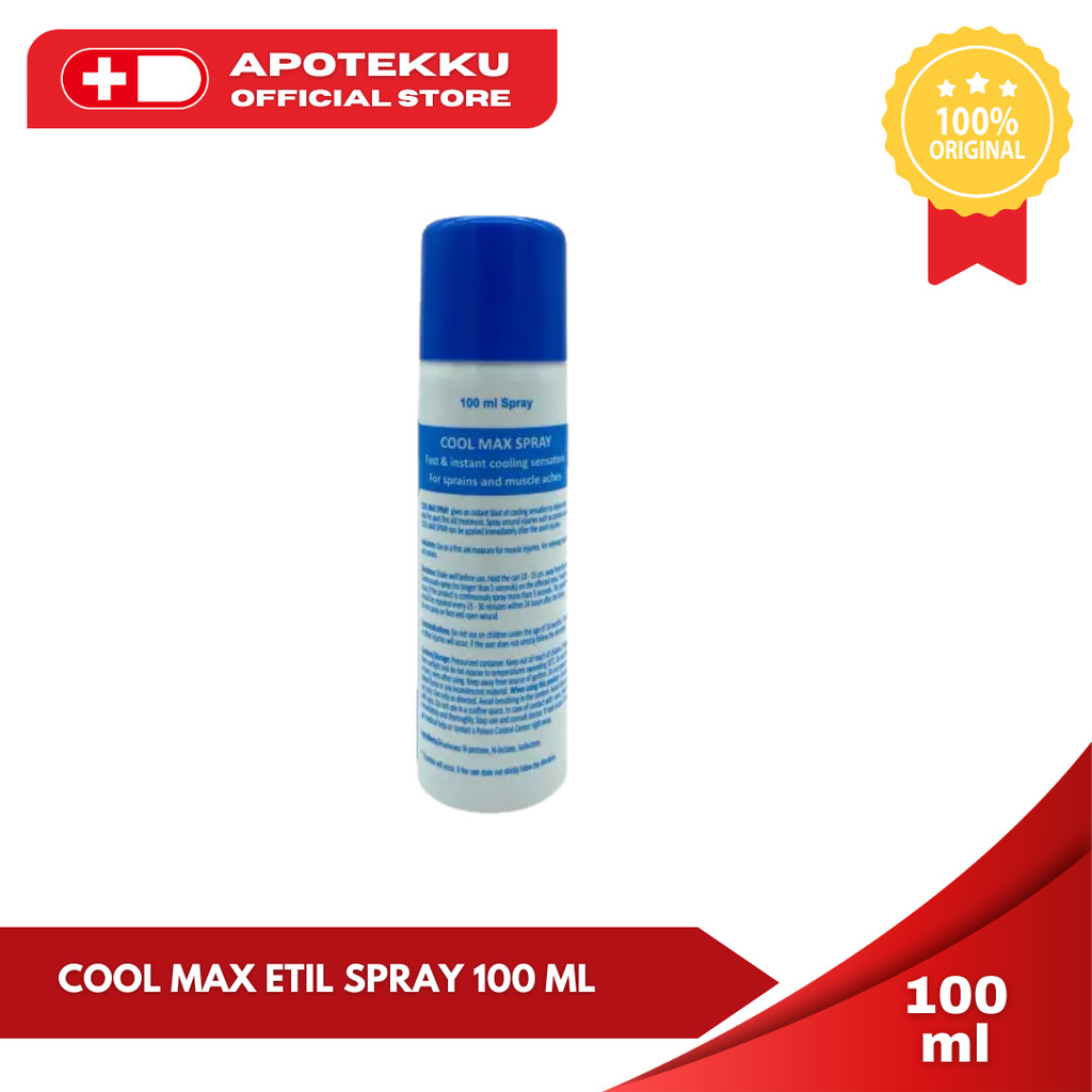 Cool Max Etil Klorida Spray 100ml - Semprotan Pereda Nyeri Otot & Cedera Olahraga