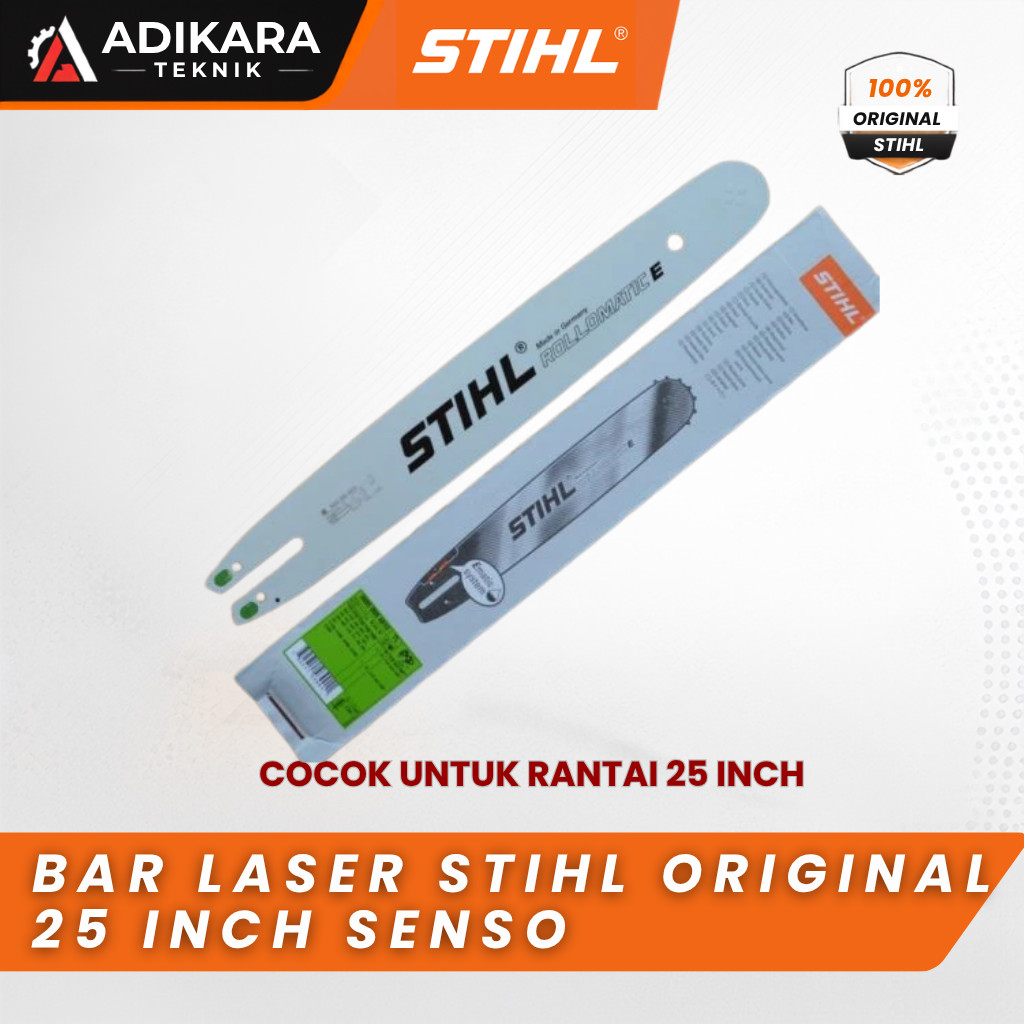 Bar STIHL Original 25 Inch Cocok Chainsaw Senso 25 Inch Bisa COD
