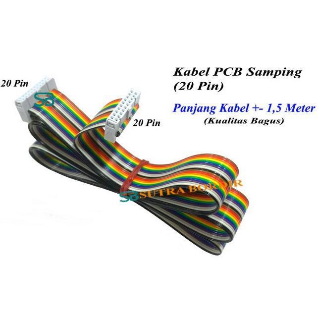 KABEL 20PIN KABEL PCB SAMPING EF104 KUALITAS BAGUS PELANGI KABEL PCB SAMPING 20PIN MESIN BORDIR
