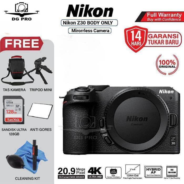 Nikon Z30 Body Only Mirrorless Camera Nikon Z 30 Bodi Original