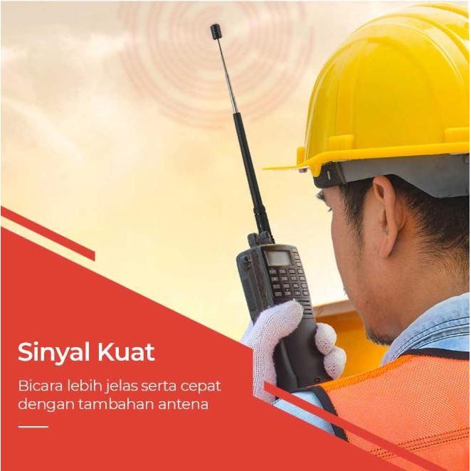 Antena ht motorola X6 X8 X9 V86T menambah jarak jangkauan vhf uhf
