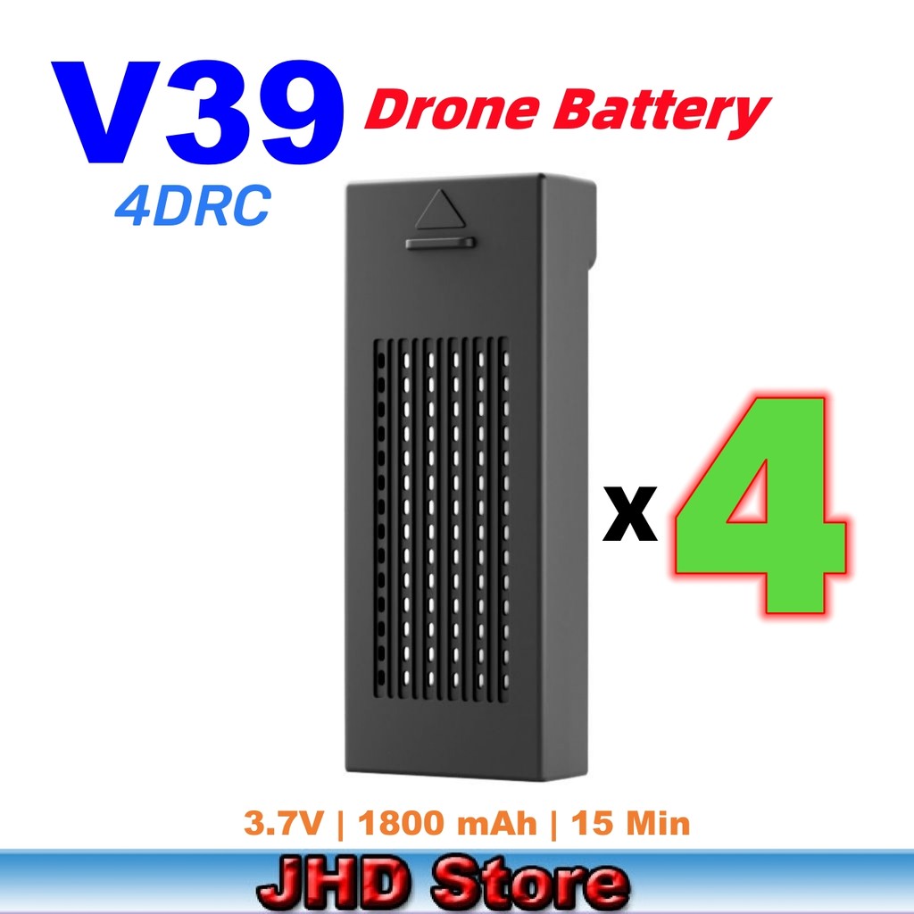 JHD 4DRC V39 Remote Control Airplane Battery 4D-V39 Drone Battery V39 Battery With USB For 4DRC V39