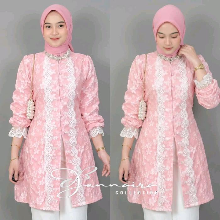 Araya Tunik Kondangan Simple Mewah Atasan Panjang