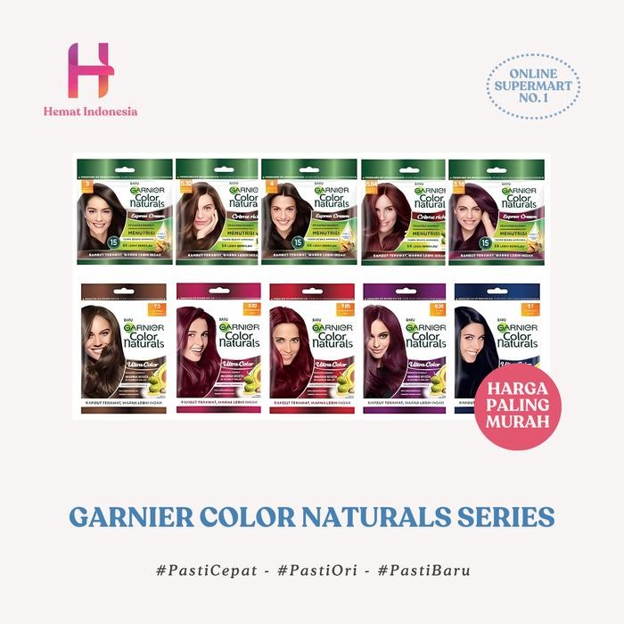 GARNIER COLOR NATURALS 20 GR EXPRESS CREAM & ULTRA COLOR SEMIR RAMBUT