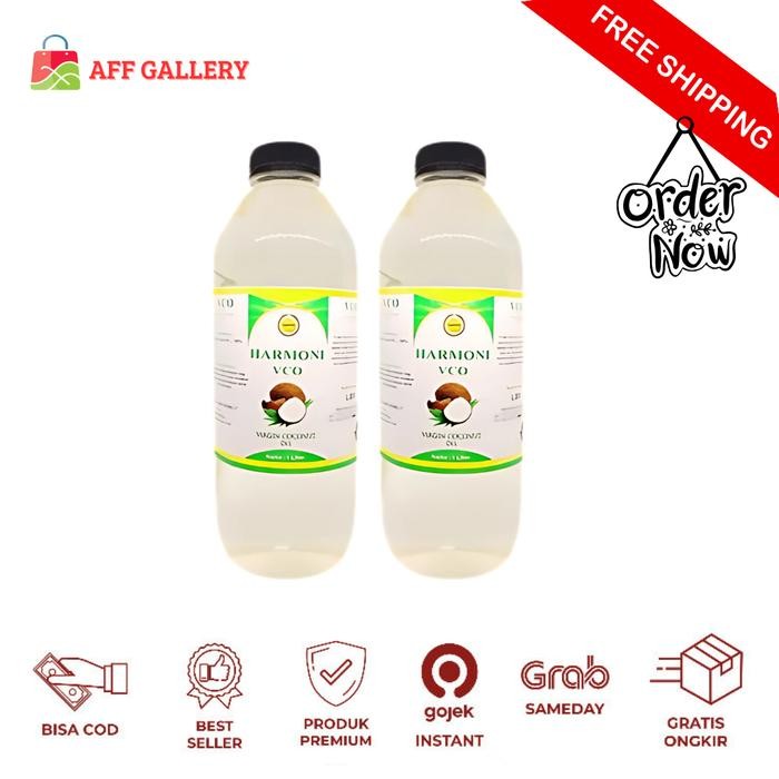 

Stok Baru VCO Harmoni Virgin Coconut Oil 1000 ml Minyak Kelapa Murni