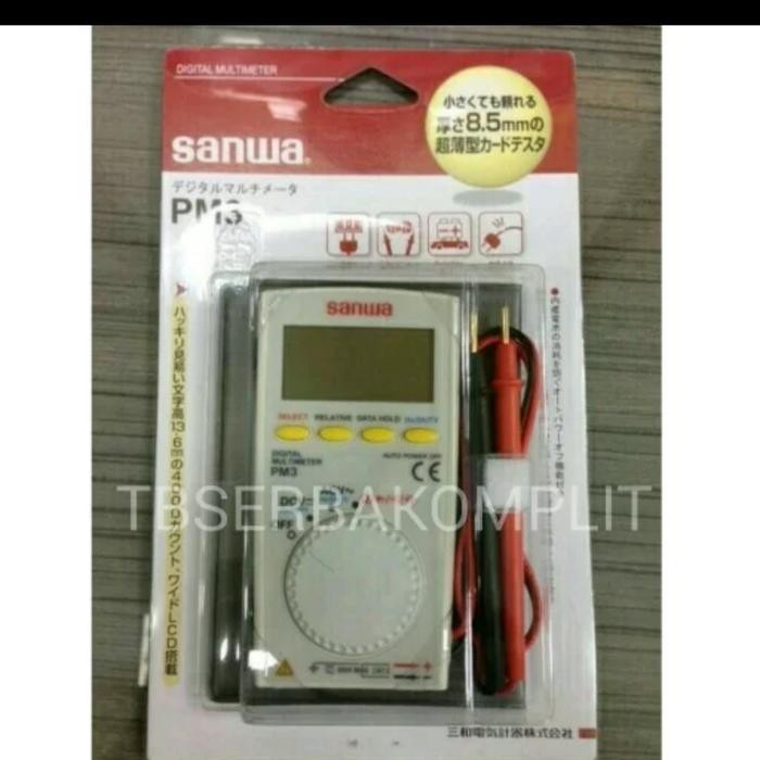 Sanwa Pm3 Digital Multimeter Multitester Original 100% Asli