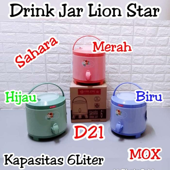 Jual Rugi Termos Lion Star Sahara Drink Jar 6Liter / Termos Sahara 6Liter