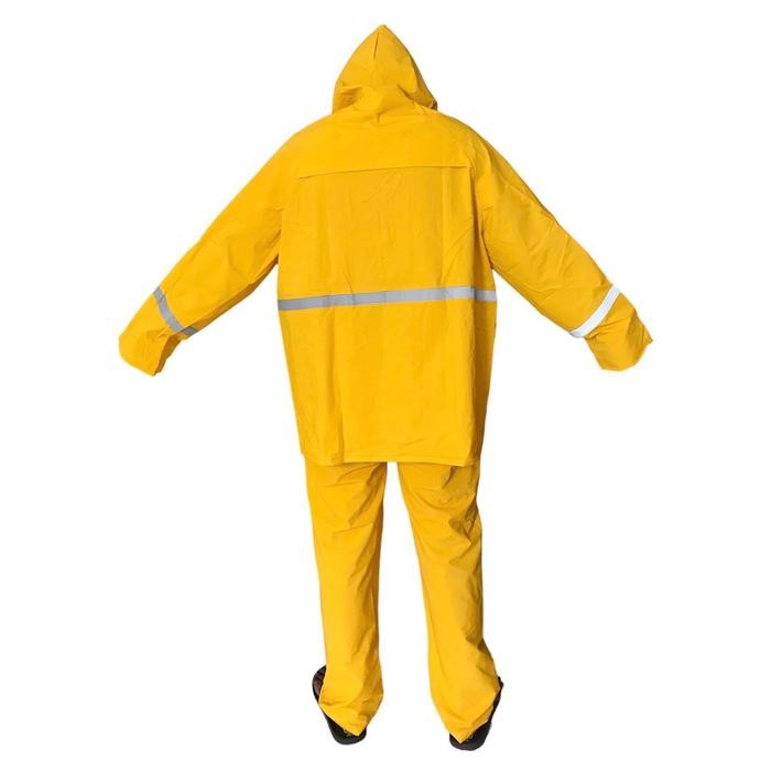 Jas Hujan Berkualitas MIWA warna kuning Bahan Tebal