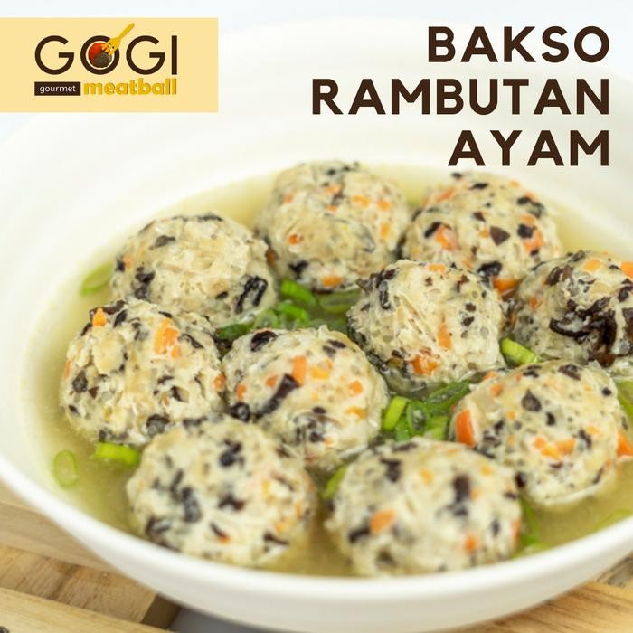 

Pilihan- Bakso Lohua / Bakso Ayam Rambutan Asli Bakso Premium