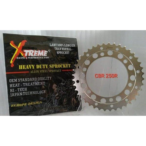 GEAR BELAKANG XTREME CBR250R 520 36-37-38-39T NOT SSS TK