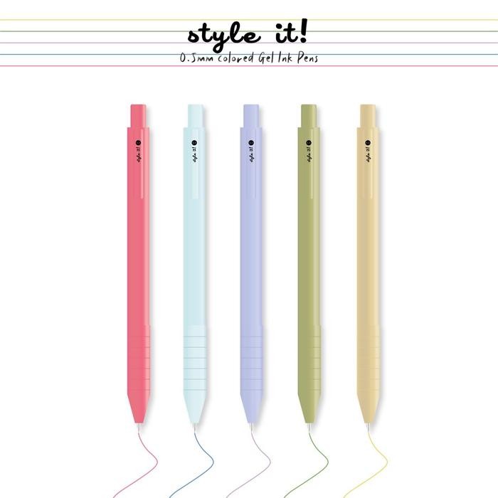 

Paperie Lab - Style It! Color Gel Ink Pen Kuning Tinta