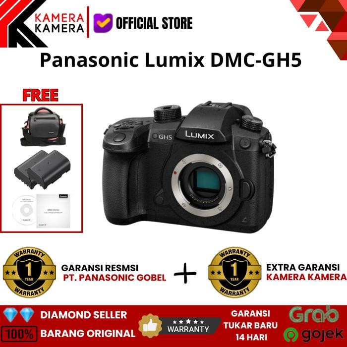 Panasonic Lumix DMC-GH5 / Lumix GH5 Body Only - Resmi + Bonus Promo
