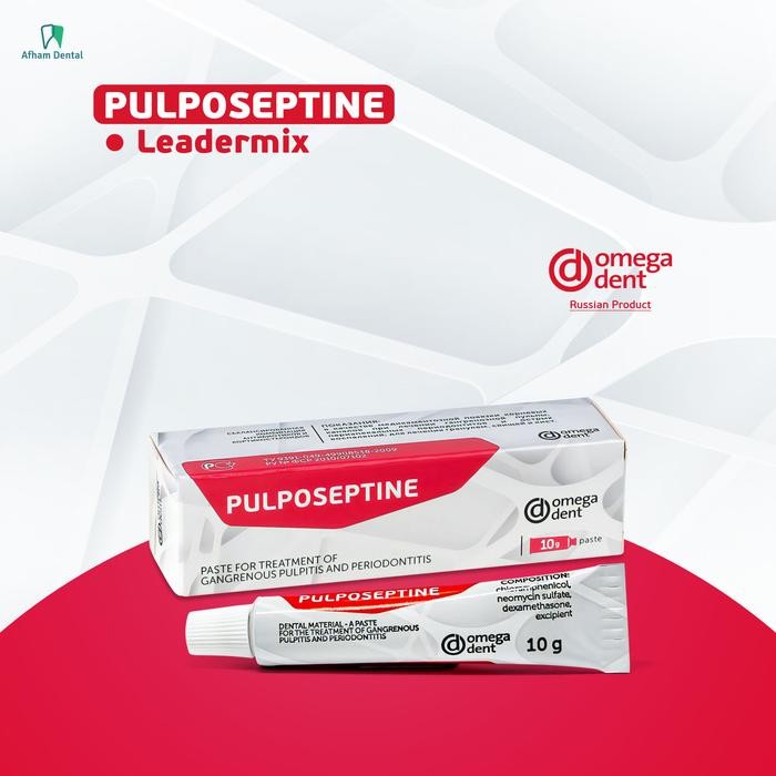 Pulposeptin PASTA UNTUK PERAWATAN pulpitis Omegadent Similar Ledermix