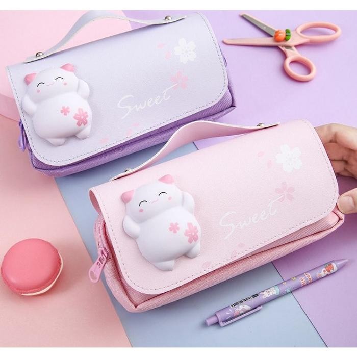 

KOTAK PENSIL SQUISHY TENTENG LUCU, KOTAK PENSIL BESAR