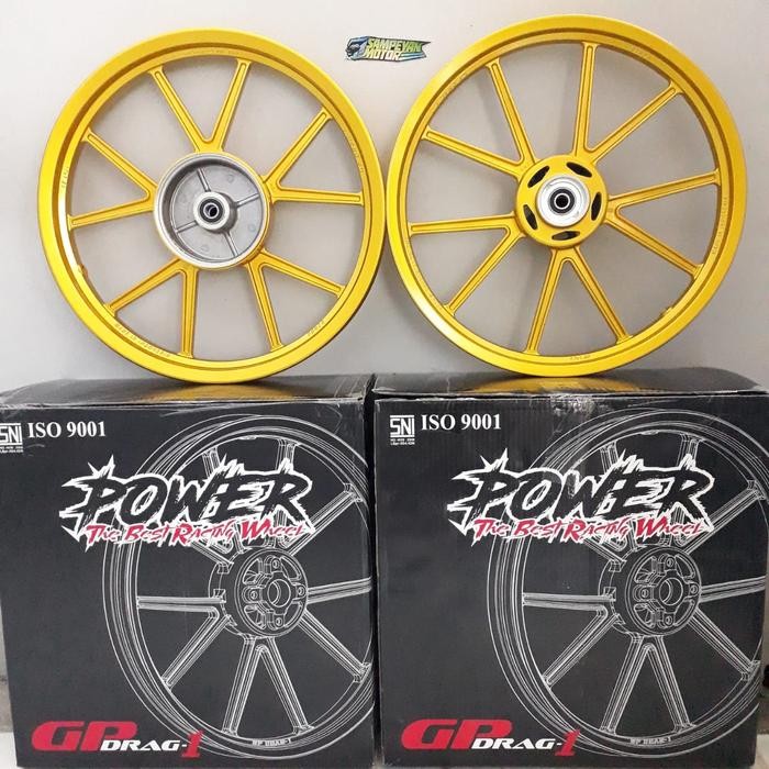 Velg Racing Set Jupiter Mx - Jupiter Z Power Gp Drag Gold Glossy
