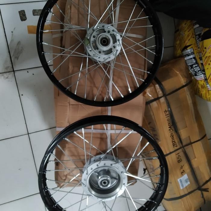 Velg Did Hitam Tromol Depan Belakang Jari Tdr Stel Supra X 125 Karisma