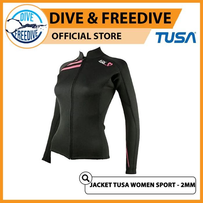 UA5122 Jacket Diving Tusa Sport Women Wetsuit Jaket Baju Selam 2mm