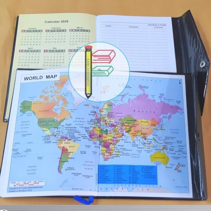 

Buku Agenda Kerja Kancing Erica 707 Grosir