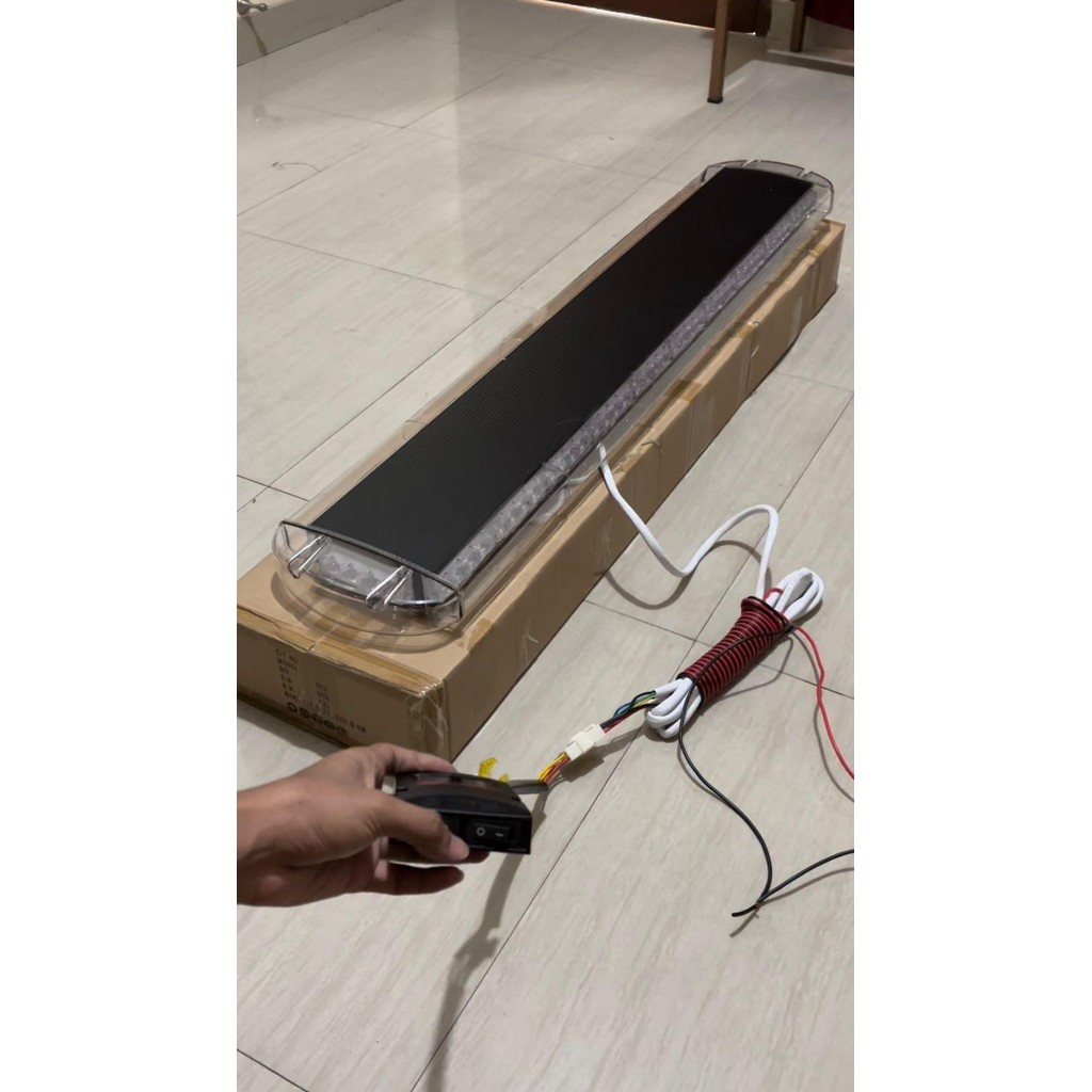 Lightbar 8401 s Super Bright Clear Lens Lensa Bening