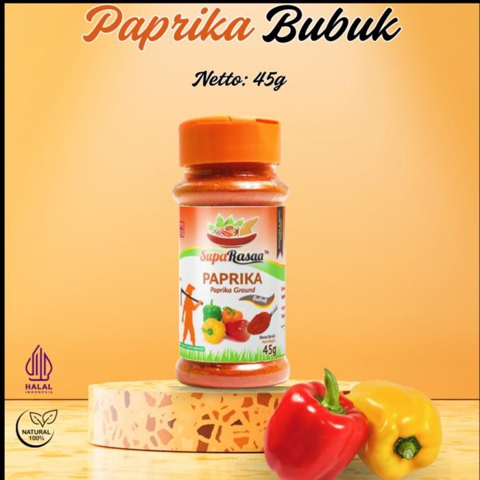 

Paprika Bubuk SupaRasaa Botol 45Gr