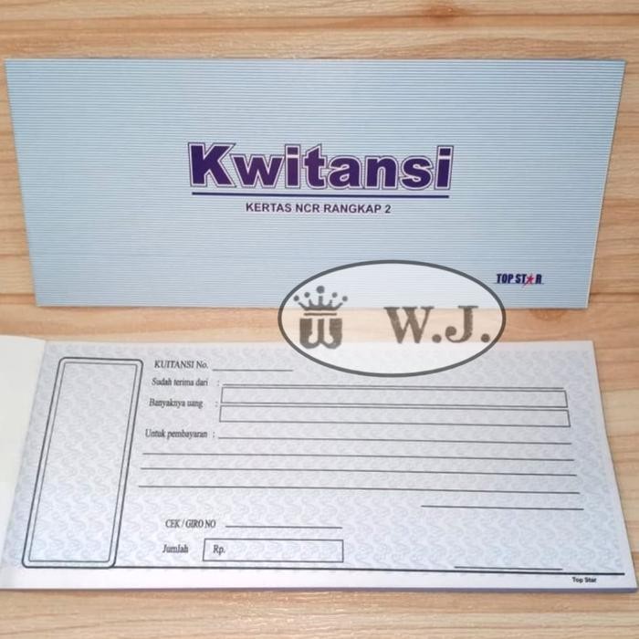 

New Buku Kwitansi NCR TOP STAR 2ply