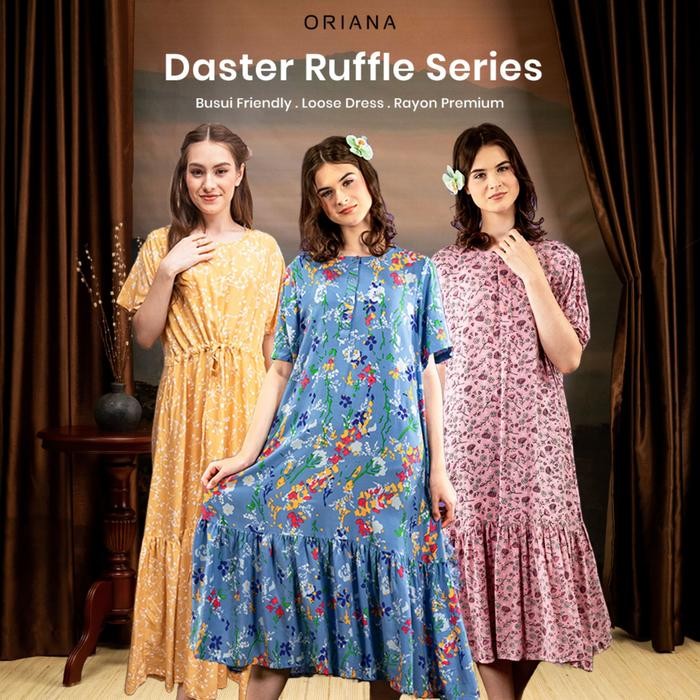 Oriana Homewear Daster Ruffle Collection