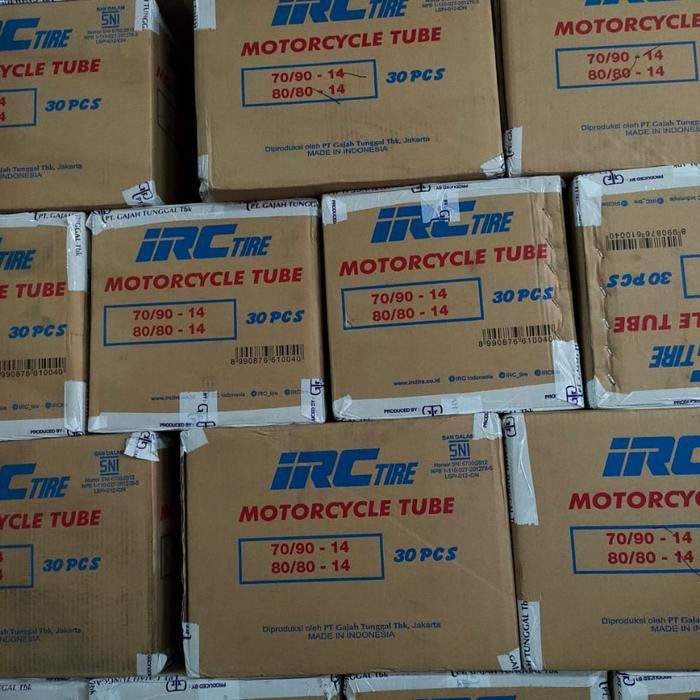 BAN DALAM IRC 70/90-14;80/80-14 IRC TUBE RING 14 BAN DALAM MOTOR IRC