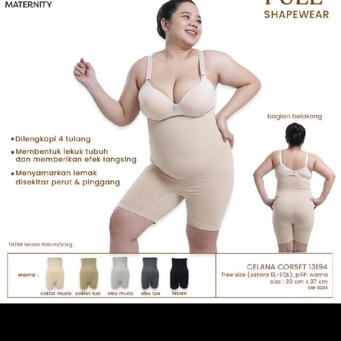 Mamaway - Celana Korset Segiempat Jumbo Pelangsing 13194 Big Size