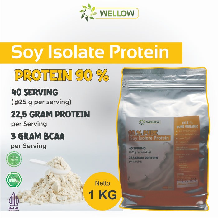 INSTANS SOY PROTEIN ISOLATE 100% PURE Substitusi WHEY PROTEIN