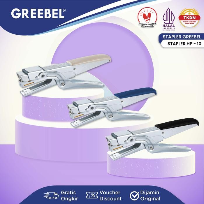 

GREEBEL Stapler Stepler Jepretan (HP-10) / Steples