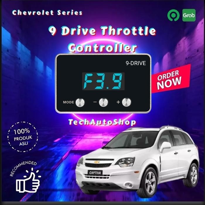 9 Drive Throttle Controller Chevrolet Captiva Series Piggyback 9Drive Kode 572