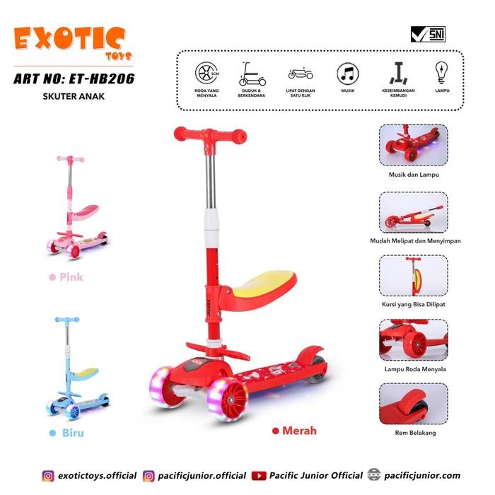 Bagus Scooter Skuter Otoped Anak New Design Terlariss 