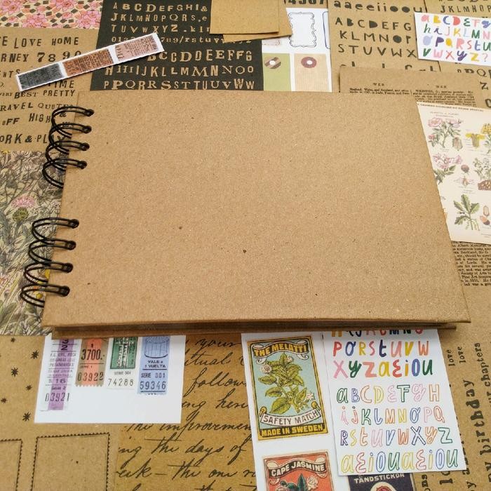 

Hardcover Scrapbook Album DP023 Landscape - Wire Binding