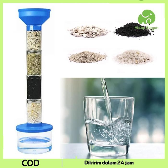 TERMURAH 1set Water Filter Purifier Water Purifier Penjernih Air Simple Water Filter Purifier Kit