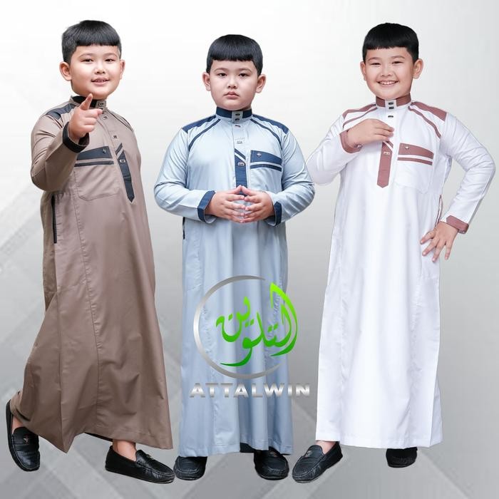 Pilihan- Attalwin - Gamis Jubah Anak Laki-Laki Ja018