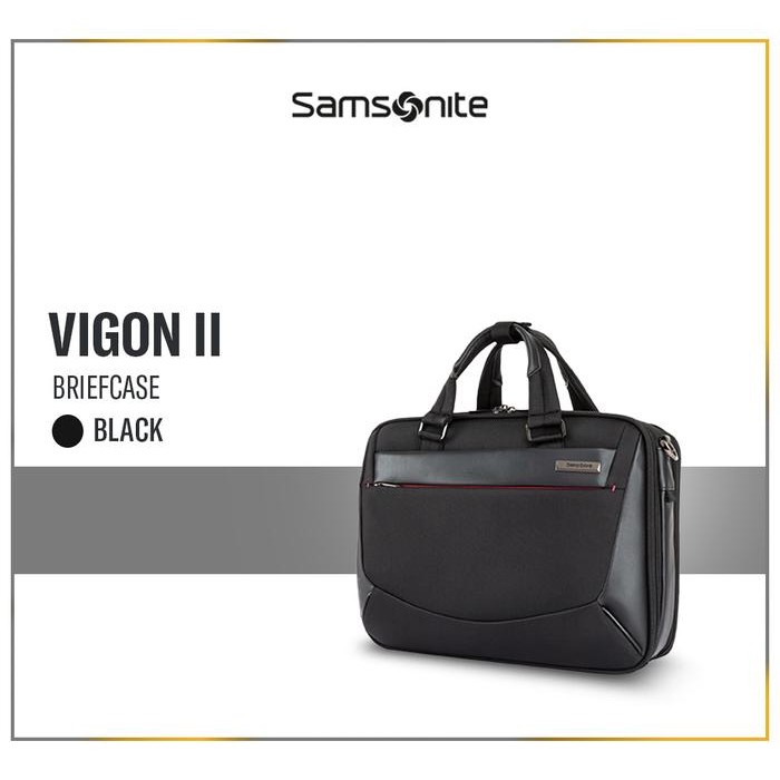 Ready Samsonite Vigon Ii Briefcase Medium - Black