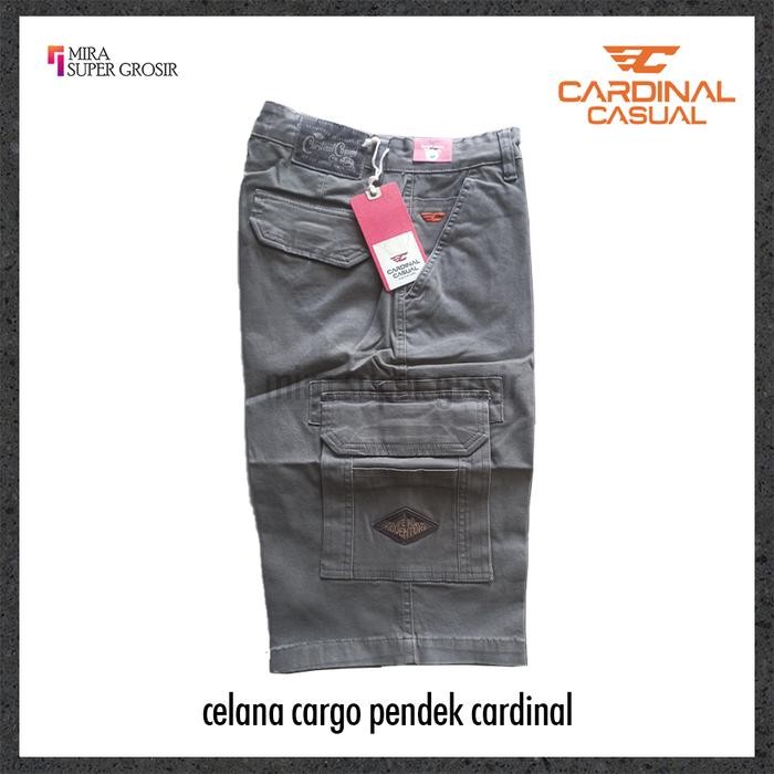 Cardinal Celana Cargo Pendek Pria Clna Gunung Cowok Short Pants Extra Pocket Tactical Kimpol