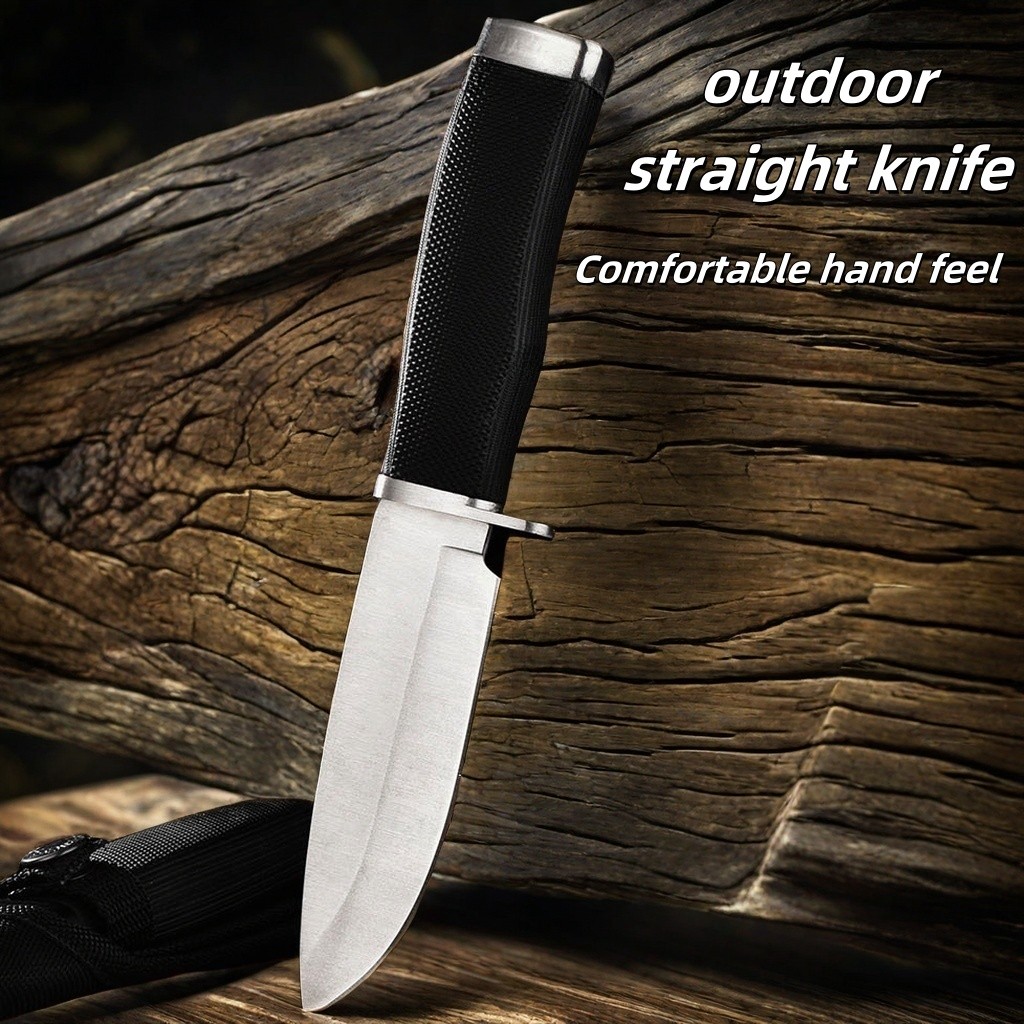 High Hardness Utility Outdoor Tactical Fixed Knife Camping Multi-purpose Survival Knife Meat Cleaver