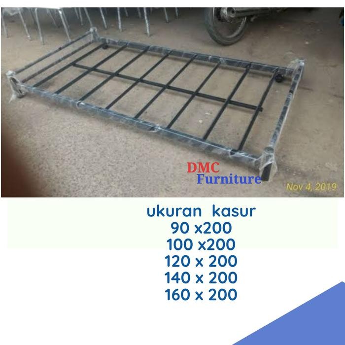 Ranjang besi sorong ranjang pendek ranjang besi minimalis