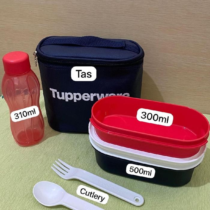 tempat bekal anak tupperware set