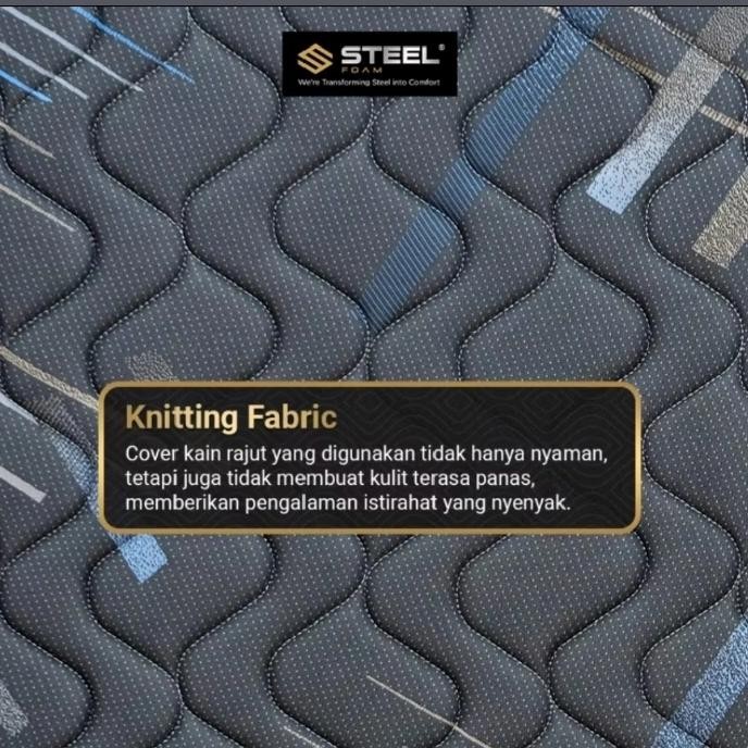 Tilam busa Steel Capital Knitting size 3 kaki