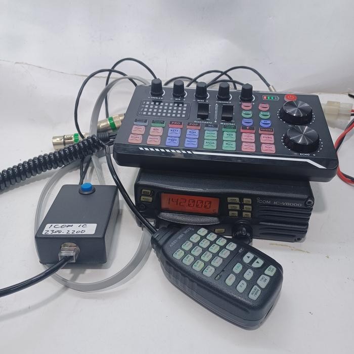 Ready PTT BOX UNTUK RIG ICOM SOUNCARD V8 ATAU MIXER