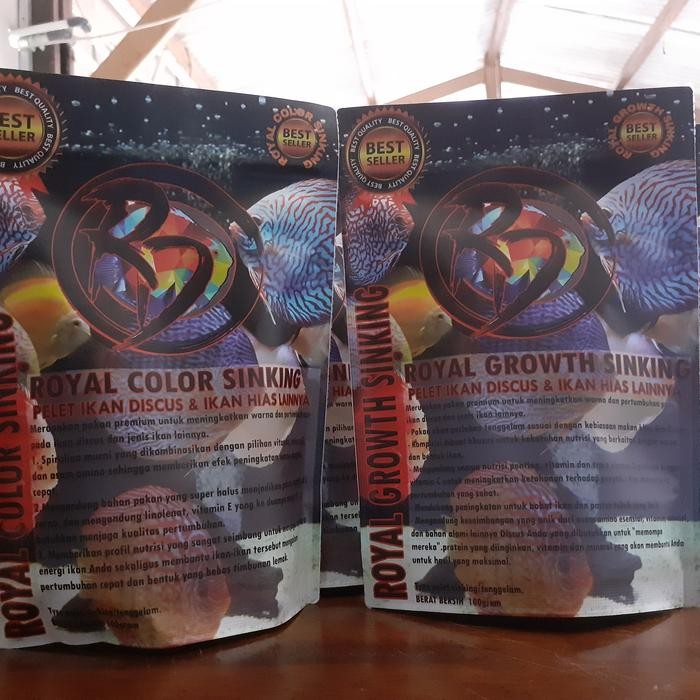 PELET IKAN DISCUS/MAKANAN IKAN DISCUS/MAKANAN IKAN HIAS