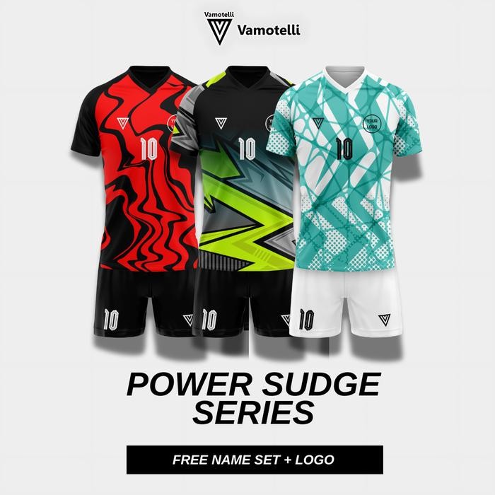 Baju Bola Stelan Futsal Bola Jersey - Vamotelli (Design SUBLIM #108)