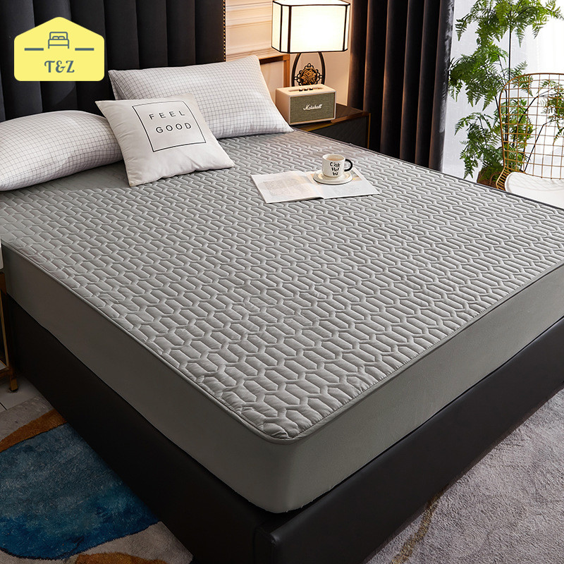 Waterproof Thickened Mattress Pad Protector Skin-friendly Durable Bed Linen Cover Latex Cushion Cove