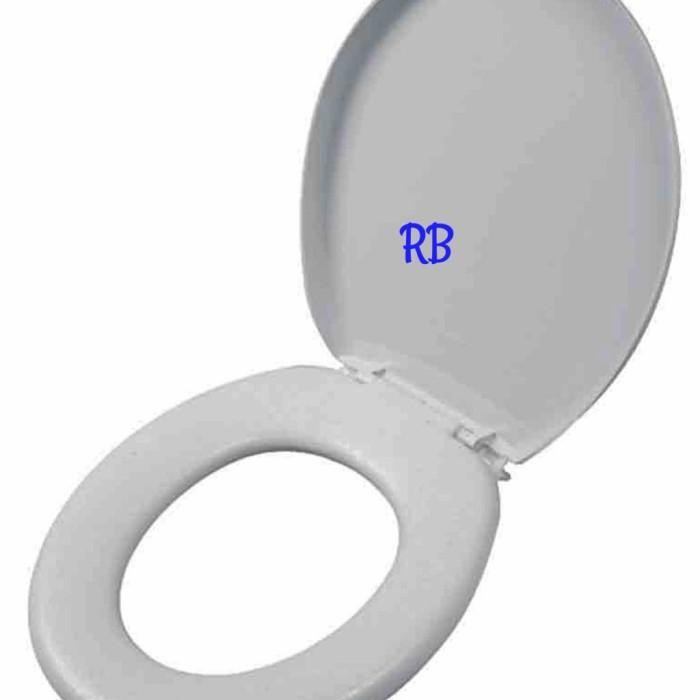 Tutup Closet Model Toto - Dudukan Toilet Warna Putih