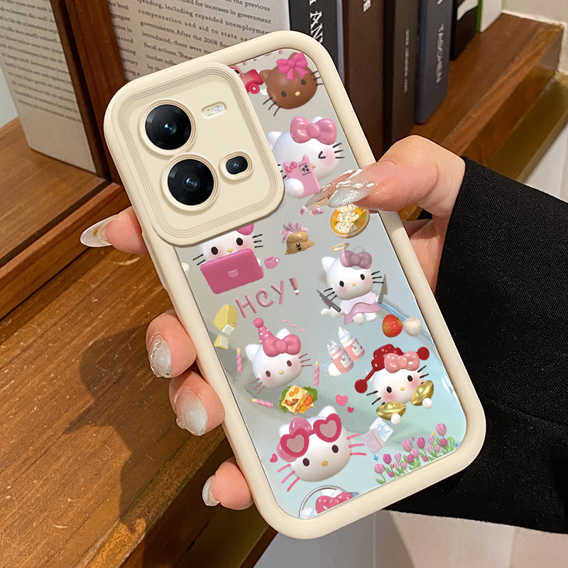 Casing Hp VIVO V25 5G VIVO V25E VIVO X80 Lite 5G Case Casing Boneka Kerja HP pola Kesing Kasing cerm