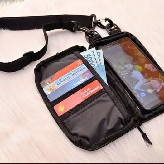 Tas HP Pria Waterproof / Tas Selempang Hp KANEEN Ori